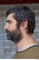 Head Man White Sports Average Bearded Street photo references